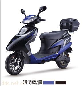  透明蓝龙凤电动自行车